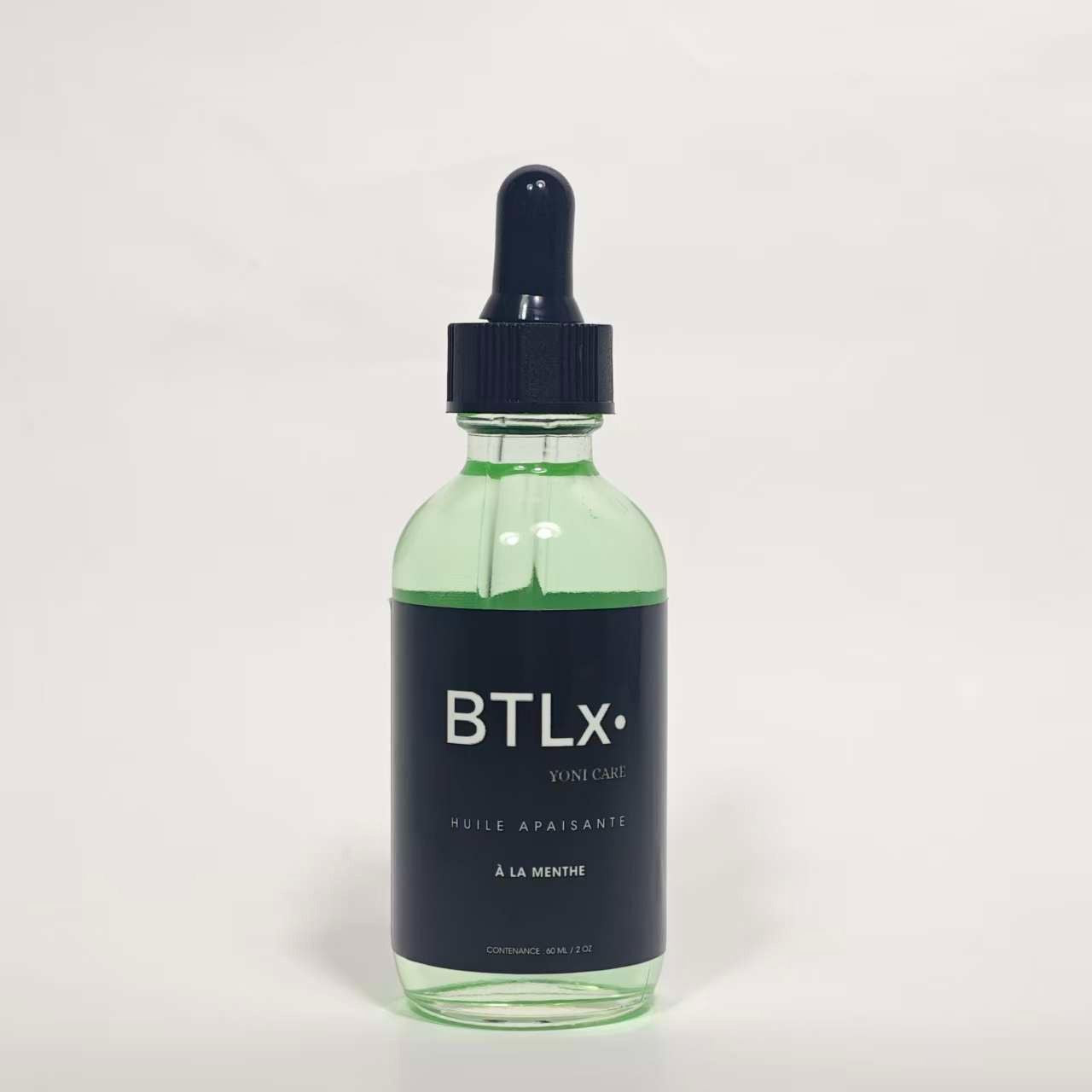 Huile intime à la menthe