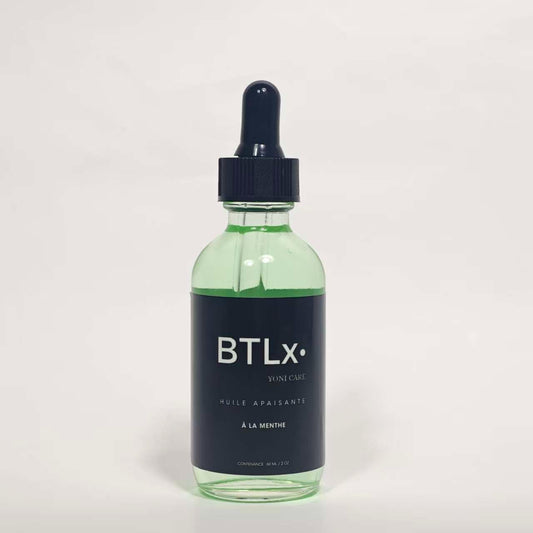 Huile intime à la menthe
