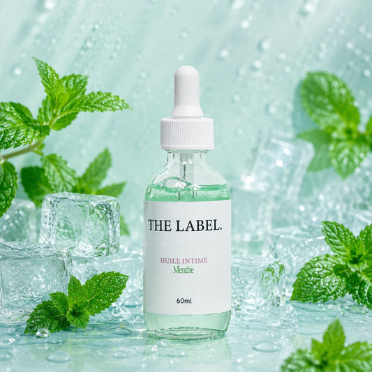 Huile intime à la menthe